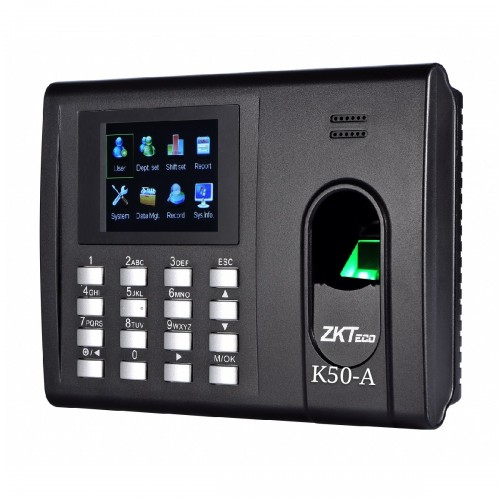 ZKTeco K50A Fingerprint Time Attendance & Access Control Terminal