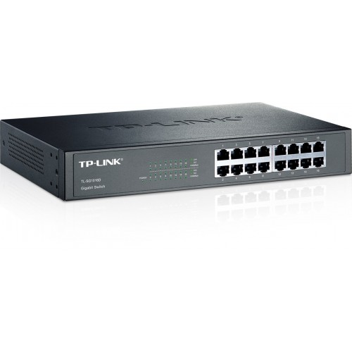 TP-Link TL-SG1016D 16-Port Gigabit Desktop/Rackmount Unmanage Switch