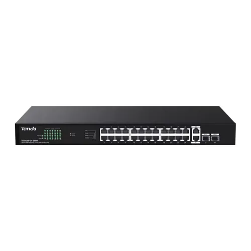 Tenda TEG1128P 24-Port Gigabit PoE+ 2SFP Unmanaged Switch