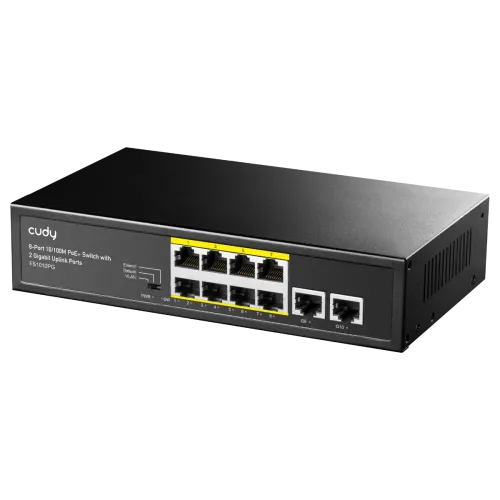 Cudy FS1010PG 8 Port PoE+ Switch with 2 Uplink Ports